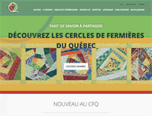 Tablet Screenshot of cfq.qc.ca