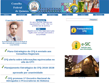 Tablet Screenshot of cfq.org.br